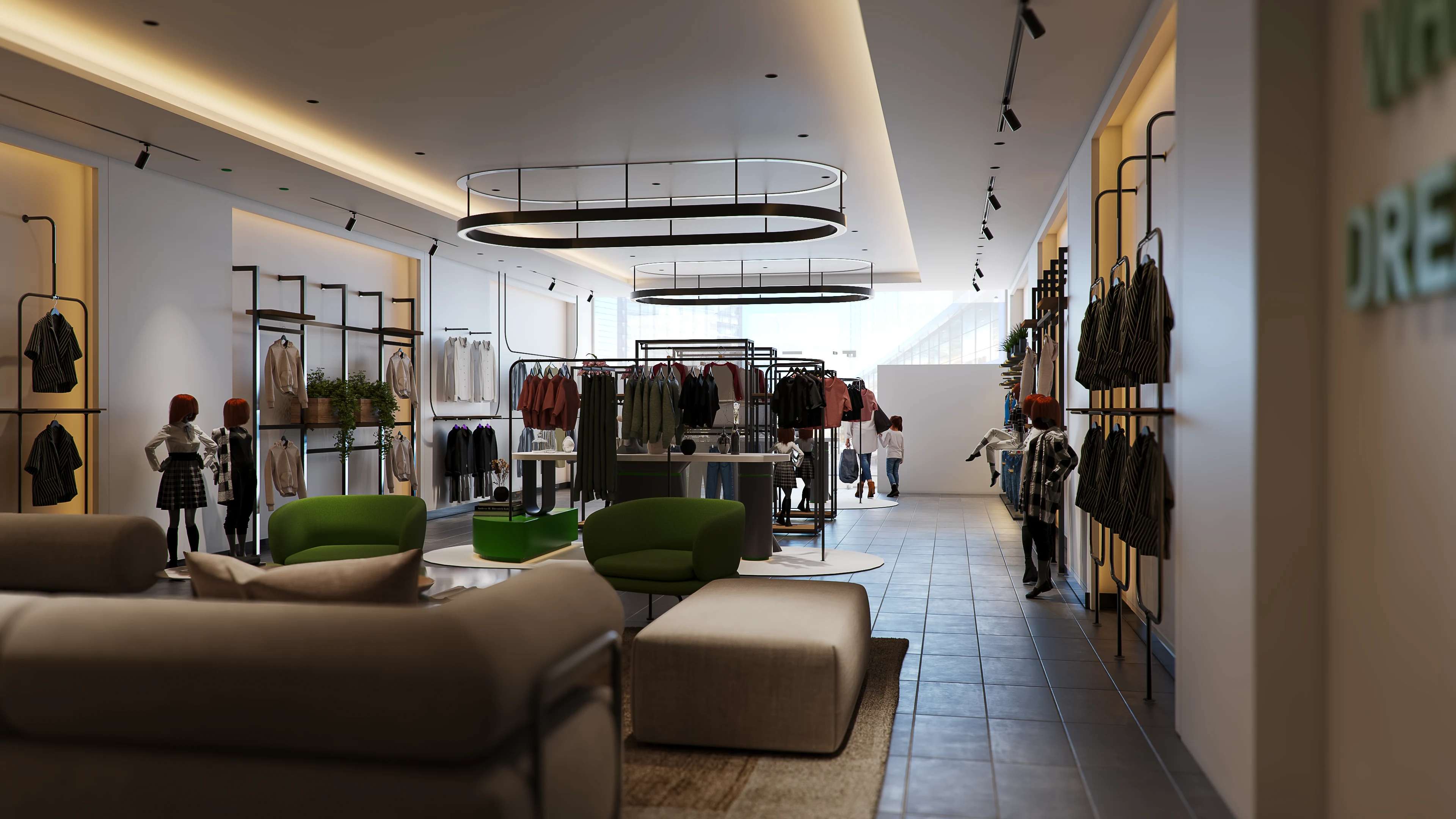 Eleven retail interior detail